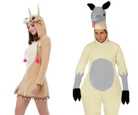 NieuwZeeland masker Correctie Alpaca kostuum kopen? | Feestkleding.nl