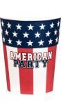 10 Papieren Bekertjes 'AMERICAN PARTY'