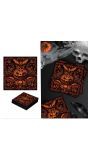 20 papieren servetten gothic pompoen halloween