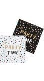 20 Papieren Servetten 'Party Time'