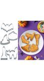 5 koekjes uitsteekvormen halloween figuren