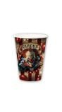 6 papieren drinkbekers horror clown 355 ml halloween