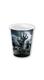 6 papieren drinkbekers kerkhof 240 ml halloween