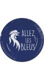 8 Papieren Bordjes 'Allez les Bleus'