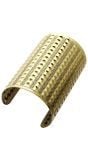 Armband goud met vierkante studs