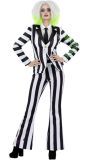 Beetlejuice Kostuum Dames Zwart en Wit