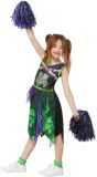 Cheerleader Halloween Kostuum Meisjes Groen