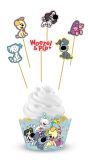 Cupcake Decoratie Set Woezel en Pip