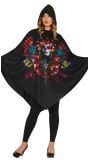 Día de Muertos poncho halloween dames