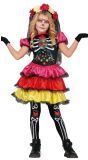 Día de Muertos skelet jurk halloween meisjes