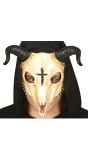 Demonische ram schedel masker halloween