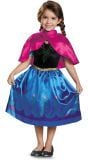 Disney Frozen Anna Kostuum Meisjes Blauw en Roze