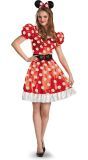 Disney Minnie Mouse Jurk Dames Rood