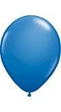 Donkerblauwe metallic ballonnen 10 stuks