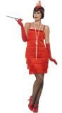 Flapper Jurk Dames Rood