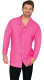 Fluorescerend Roze Retro 80's T-shirt Volwassenen