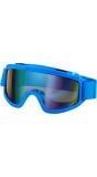 Foute Neon Blauwe Ski Bril