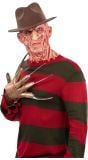 Freddy Krueger Kostuum Mannen Rood