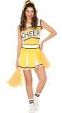 Gele Cheerleader Jurk Dames