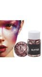 Glitter gel roze/goud 20g