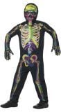 Glow in the dark skeletten pak jongens