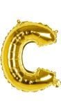 Gouden ballon letter C