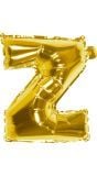 Gouden ballon letter Z