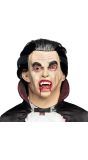 Graaf Vamp Latex Hoofdmasker halloween