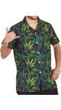 Groen Reggae & Cannabis T-shirt Volwassenen