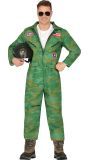 Groene Camouflage Piloten Outfit