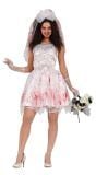 Halloween killer bride bruidsjurk dames