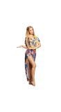 Hawaii danseres outfit met accessoires