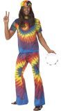 Jaren 60 Tie Dye outfit heren