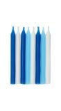 Kaarsjes Blauw 16st