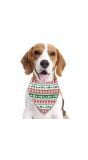 Kerstbandana voor honden met print