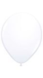 Kleine witte basic ballonnen 20 stuks