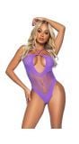 Lavendel paarse bodysuit dames