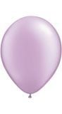 Lavendel paarse metallic ballonnen 50 stuks 30cm