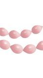 Licht roze ballonnenslinger matte kleur