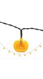 Lichtslinger led lampjes pompoenen halloween 155 cm