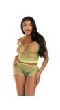 Lime visnet lingerieset