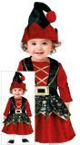 Luxe kerst elf jurk baby