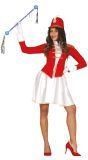 Majorette outfit rood dames