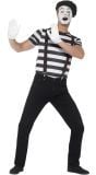 Mannen mime artiest outfit