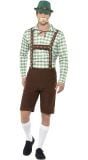 Mannen oktoberfest outfit lederhose