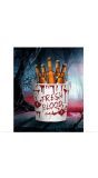 Metalen koelemmer 'Fresh Blood' halloween