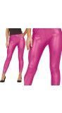 Metallic fuchsia legging dames