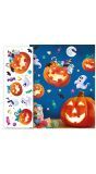 Muurstickers vrolijke halloween figuren