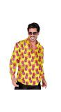 Neon pineapple blouse mannen