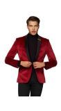 Opposuits Deluxe Men's Colbert Dinner Jacket - Burgundy Rood